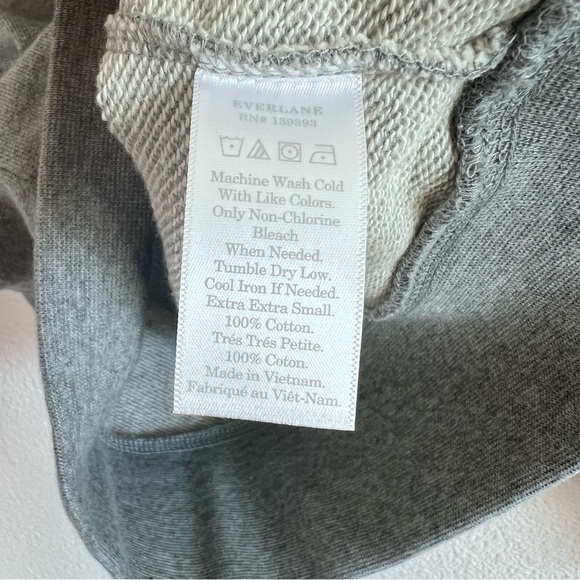 Everlane The Unisex French Terry Crew Heathered Grey - Picture 5 of 10